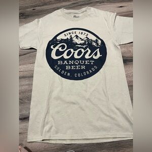 Coors Beige Graphic T-Shirt for Men